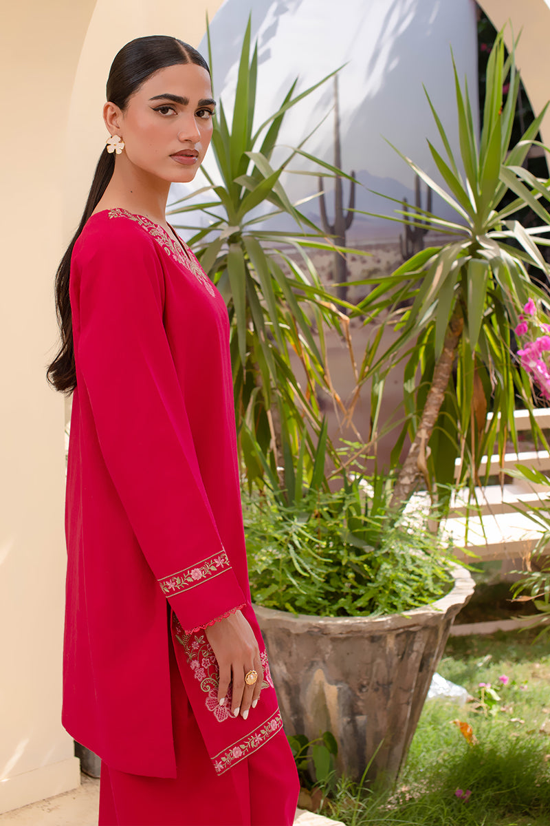 Rani Grace – 2 Piece Embroidered Khaddar Suit (Pret)